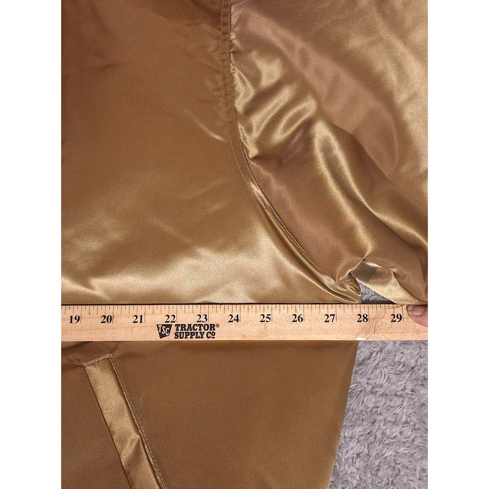 GAME Sportswear Mens Nylon Bomber Jacket XXL Harness Racing Horse Gold USA 81864 - Picture 8 of 16